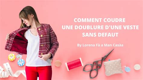 comment coudre une veste chanel|Coudre la doublure de la veste Chanel .